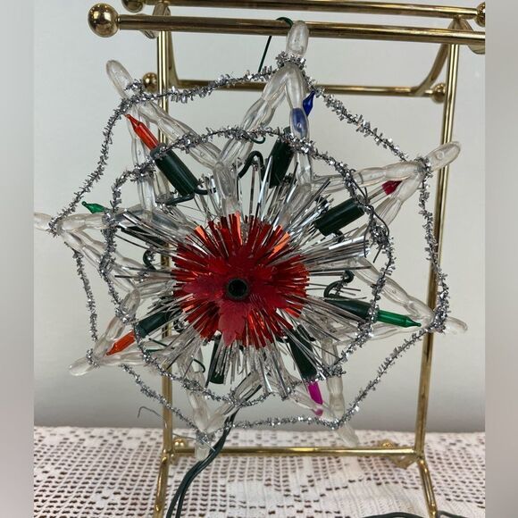 Vintage Christmas tree topper || Non functional || Christmas topper vintage - Picture 3 of 7